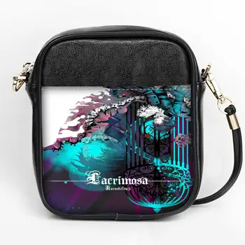 

New fashion Kuroshitsuji Black Butler Sling Bag Custom Women Sling Shoulder Bags Leather Mini Girls Tote Party Bag DIY Sling Bag