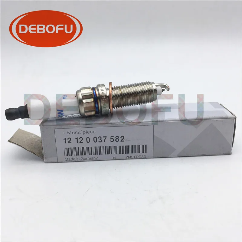 set of 6pcs original Iridium Spark Plugs 12120037582 ZR5TPP33 for BMW