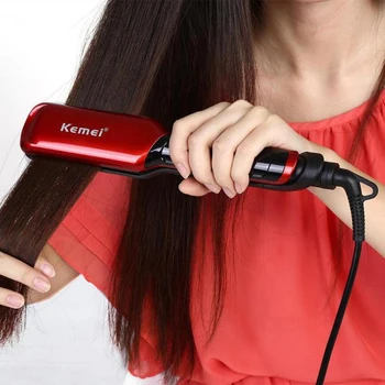 

New LCD Display Digital Temperature Control Straightening Irons Not hurting hair Straightener Pro Ceramic Hair Straightener EU