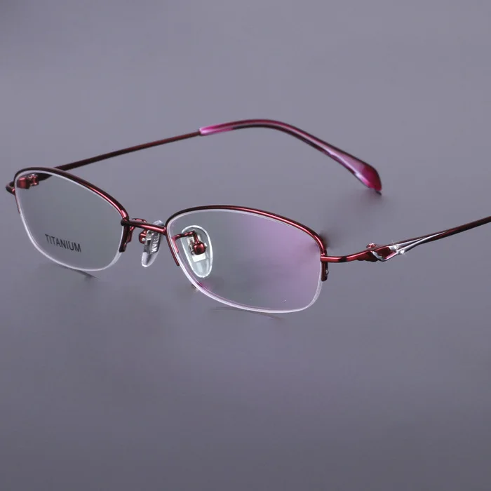 Chashma Brand 100 Pure Titan Eyeglasses Red Pink Purple Top Quality