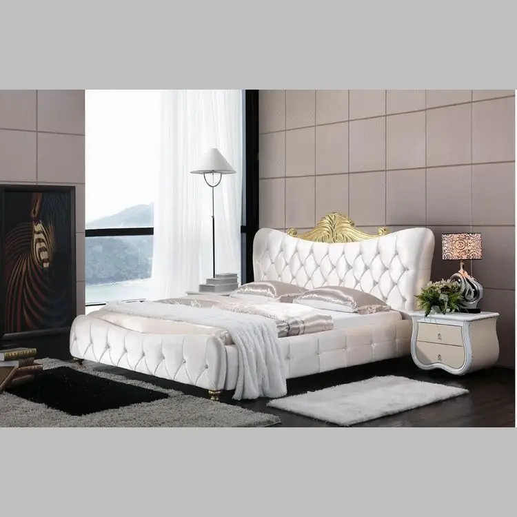 high quality fabric bed soft bed modern bed bedroom ...