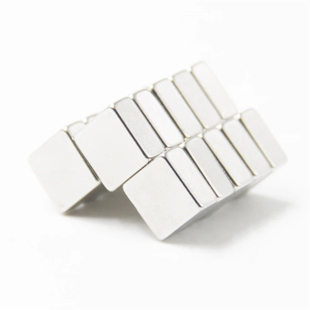 

10pcs F10x10x5mm Super Powerful Strong Rare Earth Block NdFeB Magnet Neodymium N35 Magnets F10*10*5mm Free Shipping