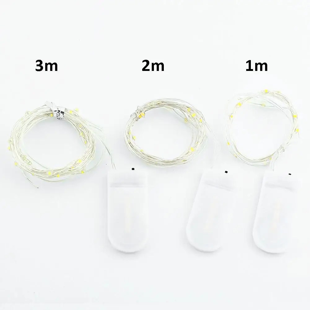 

LED Light String 2032 Button Battery Box String Light Flower Cake Christmas Decoration Lantern