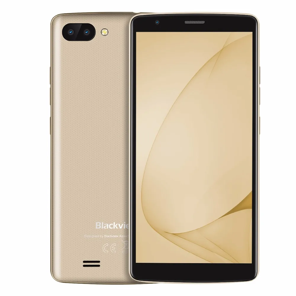 Blackview A20 смартфон 5 &quot18:9 Экран Android GO OS MTK6580M 4 ядра 1 ГБ Оперативная память 8 GB