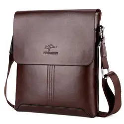 2018 брендовая мужская Сумка-кенгуру из искусственной кожи, маленькая сумка через плечо для мужчин, винтажная мужская сумка для ноутбука