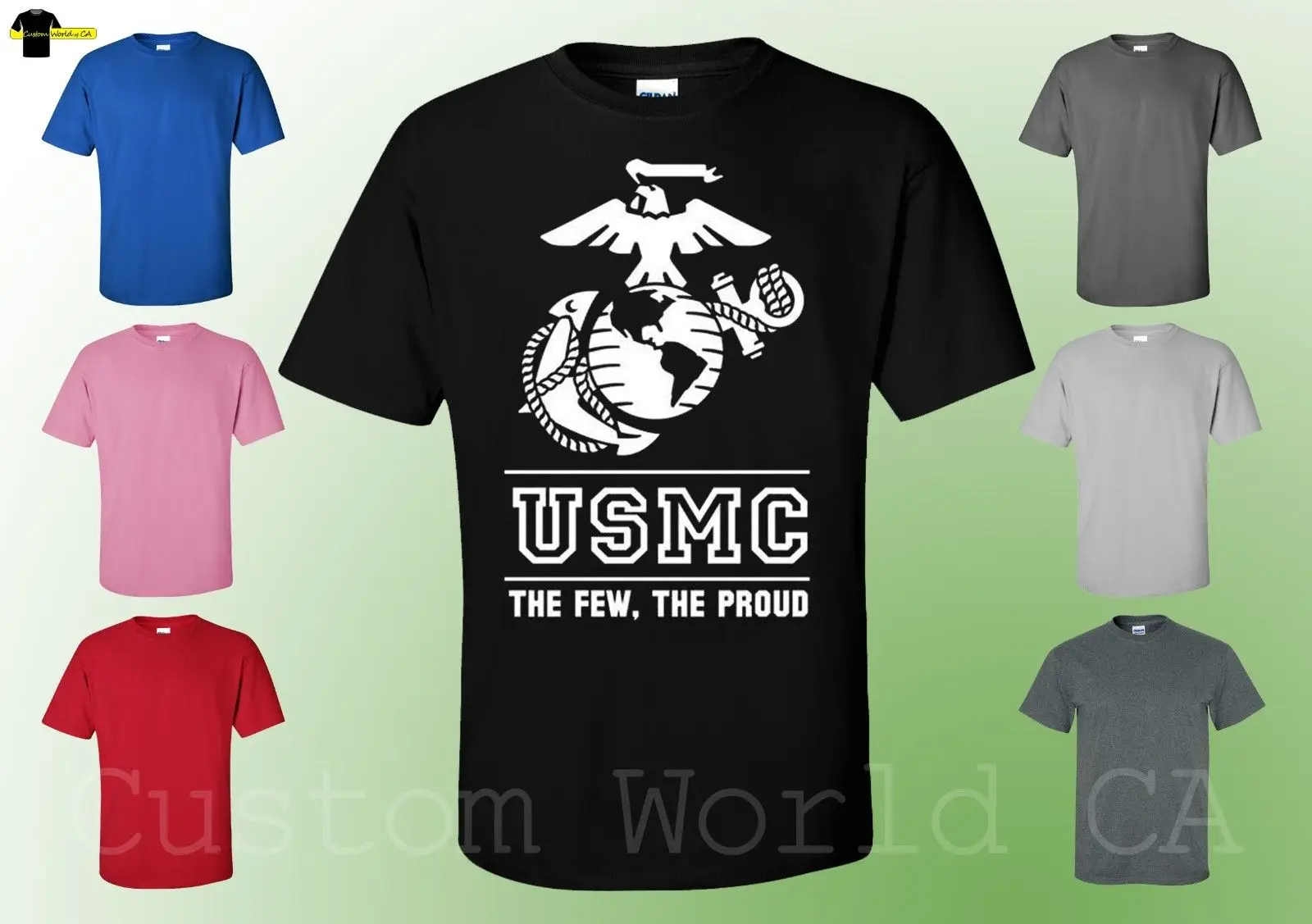 

USMC T Shirt - The Few The Proud USMC Tee - Marine Corps Shirt - Licensed Tee funny t shirts