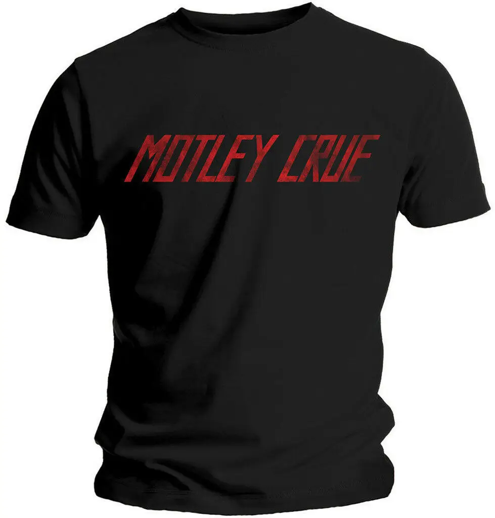 Motley Crue ɽistressed Logo' T-Shirt - NEW &amp OFFICIAL! | Мужская одежда