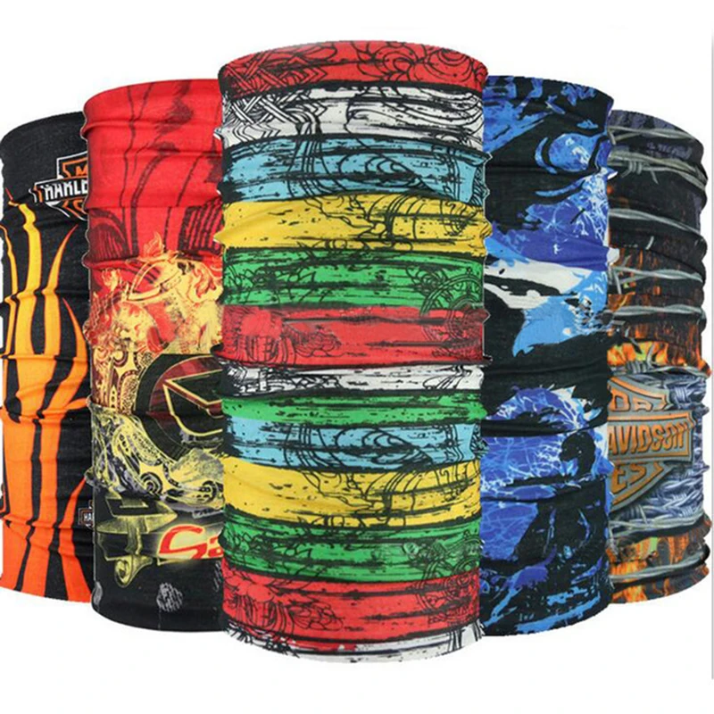 

3D Seamless Bandana Neck Gaiter Skull Face Mask Tube Ski Masks Sport Cycling Skiing Climbing Bandana Scarf Men Women 100pc/lot