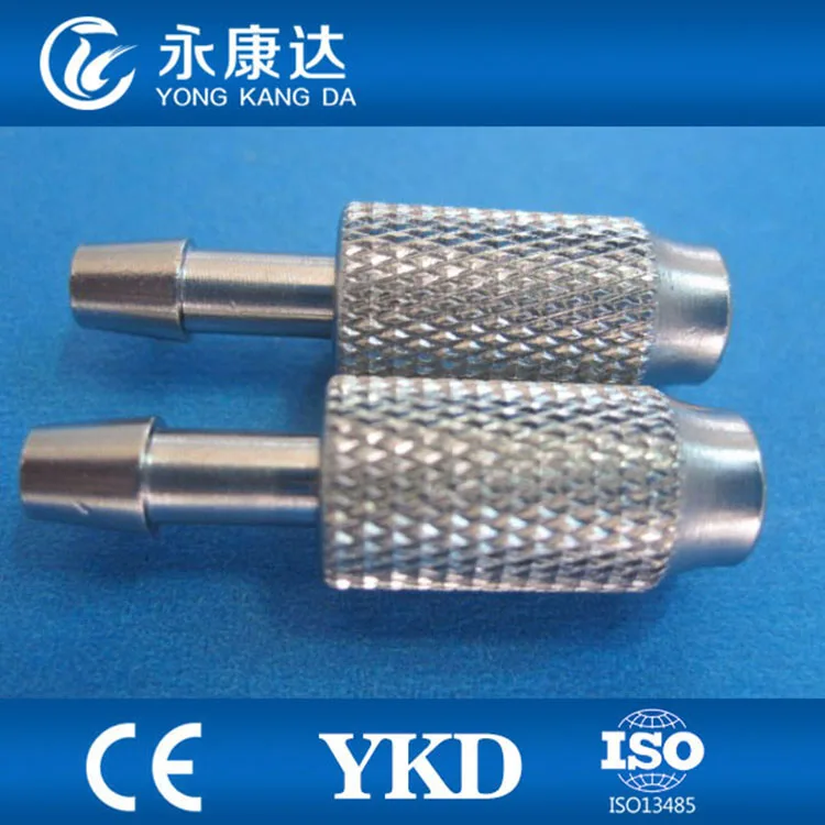 

Free Shipping for NIBP Cuff Connector for Medical T & T Tubing Air Hose Connector