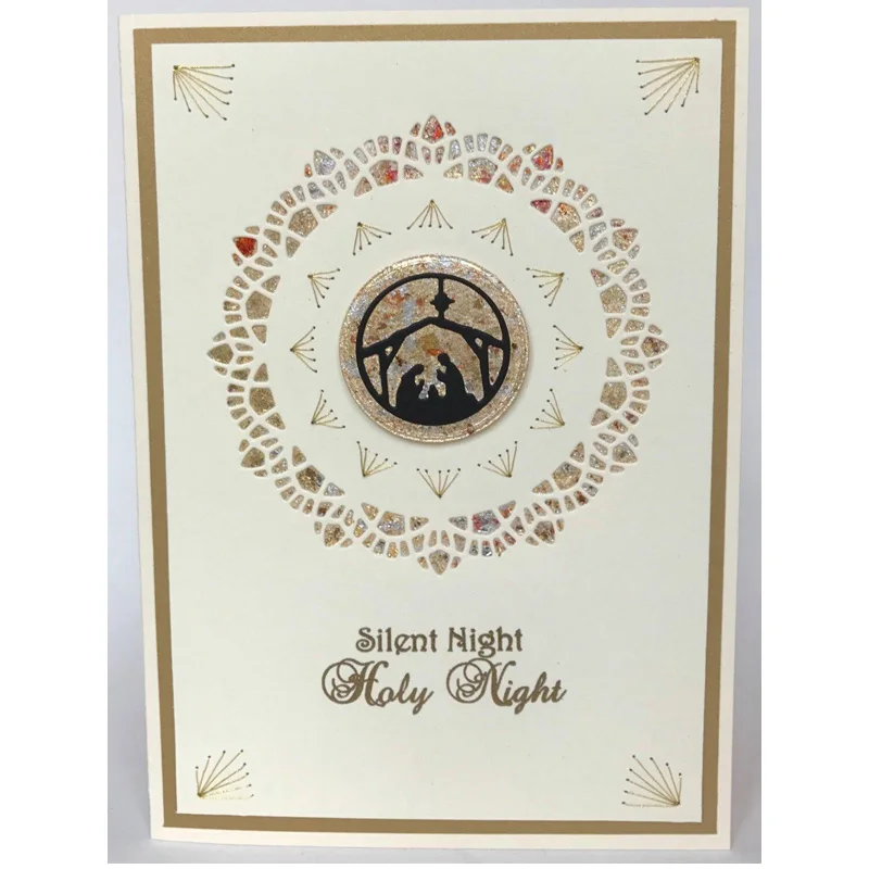 layer circle Lace dies 3