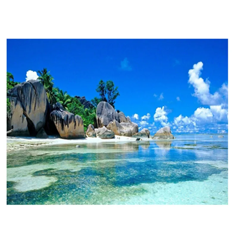 

Seaside,5D DIY Diamond Painting,Full,Landscape,Cross Stitch,Needlework, home decoration embroidery,Crafts