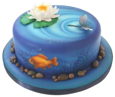 airbrush cake 3