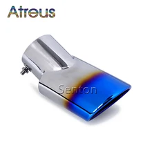Atreus 1PCS High quality Stainless steel Car exhaust tip cover For HONDA CRV CR-V Accessories For Honda CRV 2012 2013 2014 2015