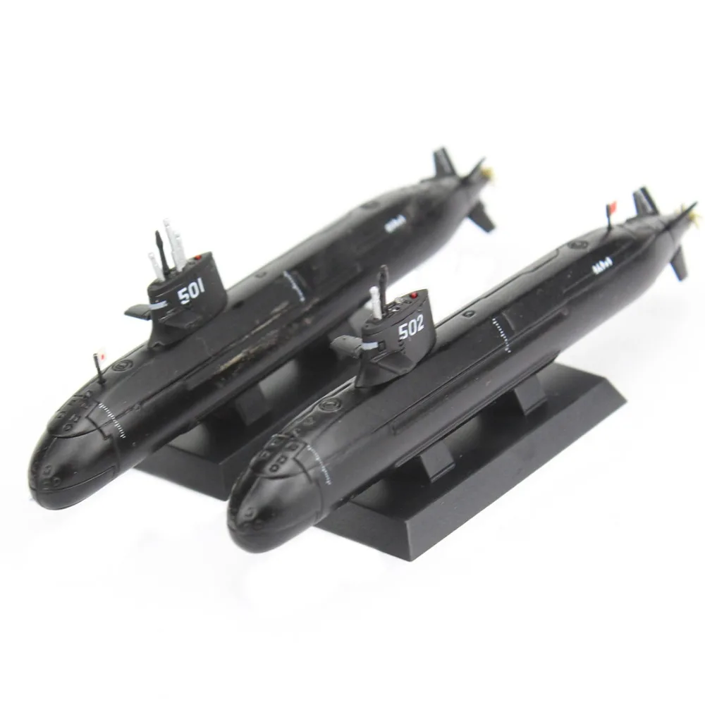 Пластик 1: 900 масштаб военные модели подводных лодок SS-590/SS-591 Oyashio класс армейский корабль модель игрушки для коллекции подарок