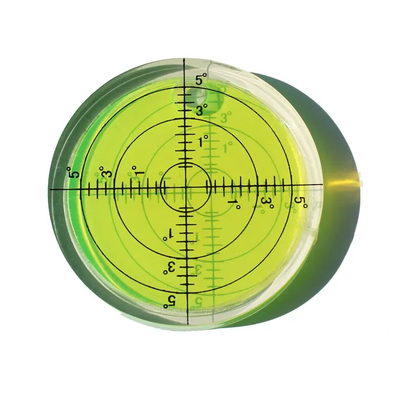 Universal Level Bubble Diameter 66mm Height 10mm Degree Mark Surface