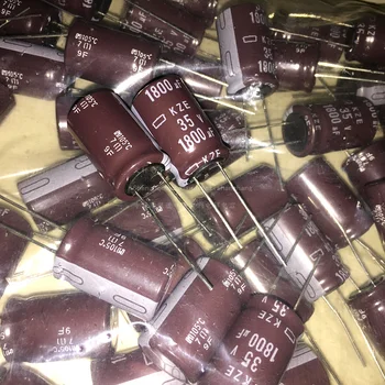 

5pcs/10pcs/20pcs 1800uF 35V NIPPON NCC KZE Series 16x25mm Low Z Long Life 35V1800uF Aluminum Electrolytic Capacitor