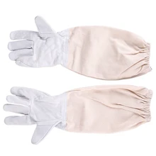 1 пара перчатки пчеловода уличные удобные вентилируемые рукава защитное прочное приспособление для Пчеловодства Перчатки для работника пчеловодства пчеловода A20