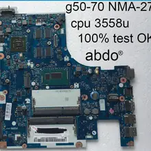 Abdo lenovo G50-70 G50 NM-A271 Тетрадь PC материнская плата cpu.3558u R5. M230 2G графическая материнская плата ТЕСТ ОК