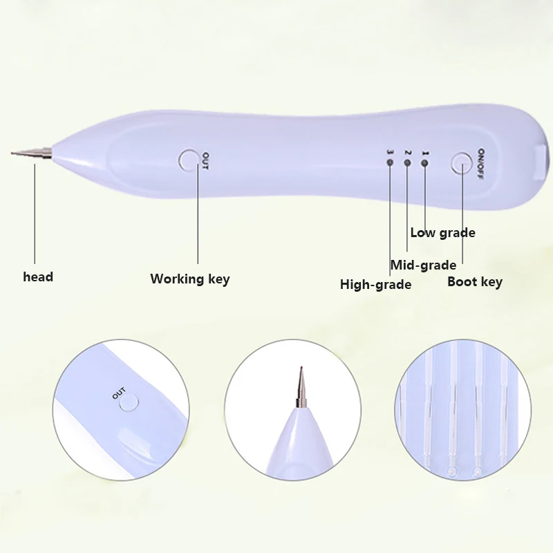 Микро-плазменный карандаш для удаления веснушек, лазерная татуировка, лицевая бирка, удаление бородавки, красота, моль, удаление веснушек, машина для подметания, точечная ручка