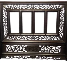 Классические ажурные экраны Высококачественная поделка из красного дерева на заказ резной деревянный экран античный класс технологии