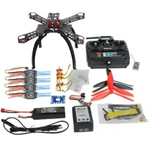 F14892-F DIY RC Drone Quadcopter RTF X4M360L Frame Kit with QQ Super flight control Motor ESC flysky FS-i6 Transmitter Battery