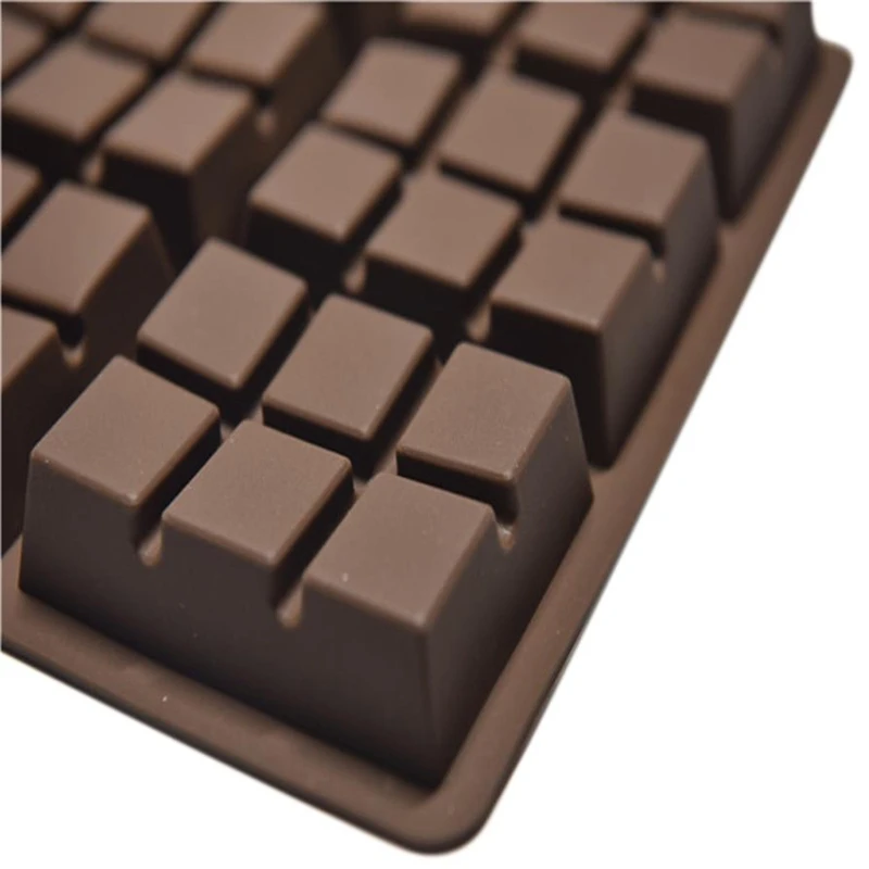 2018 New Plastic  6 Cell Medium Chocolate Bar Candy Mold Professional Silicone Artisan Mould Cake Easy operation Hot C0403#30   03