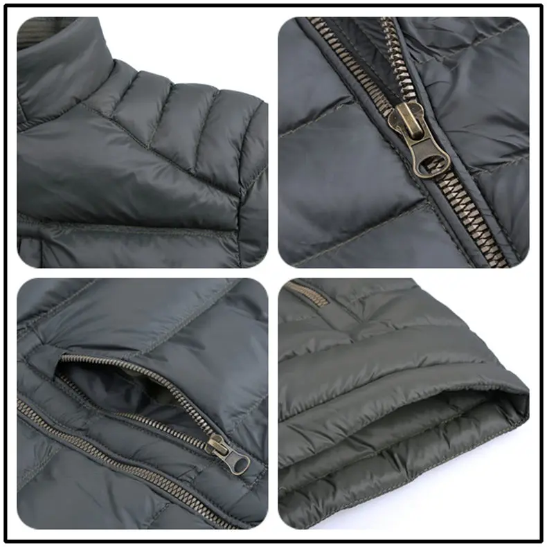 Brand Mens Jackets Wind Water Resistant Autumn Winter Stand Collar Male Jacket Coats Men Zipper Pockets US EU Size Machine Wash 17