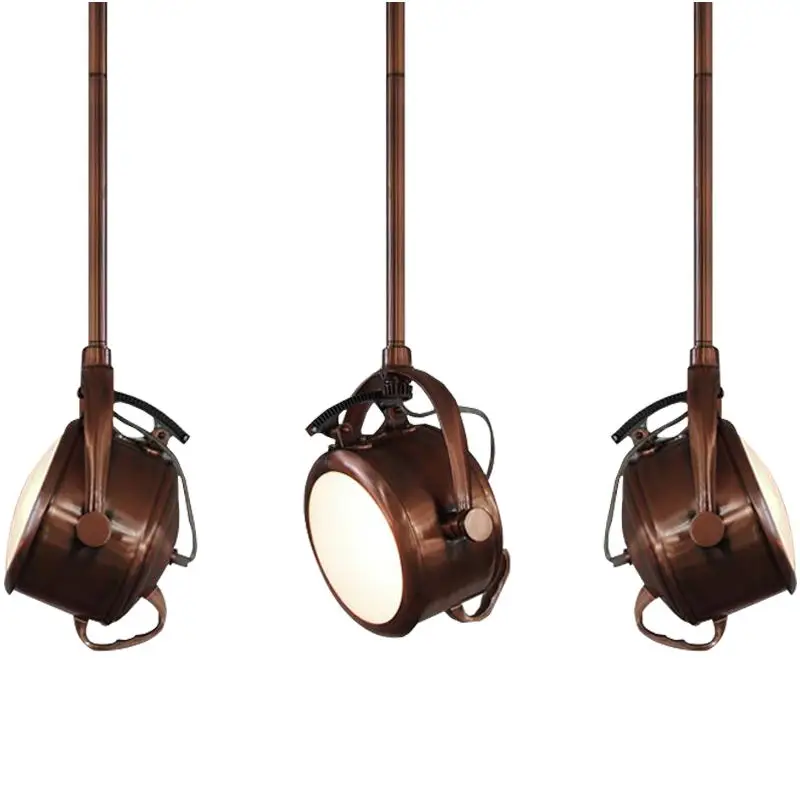 

Industrial Wind projection lamp pendant lights American retro creative Cafe Restaurant pendant lamp dining room lighting fixture