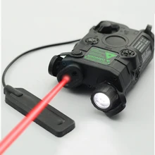 AN/PEQ-15 красный лазерный Белый светодиодный фонарик 270 люмен ИК-объектив для 20 мм рельса ночного видения Охотничья винтовка Чехол для батареи