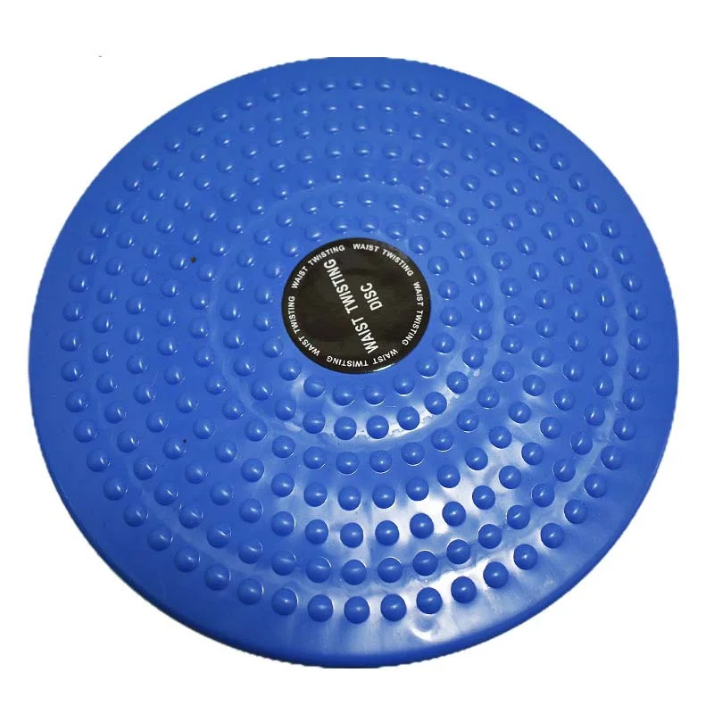 Твист талии диск фитнес тонкая вращающаяся пластина баланс Поворотная доска упражнения талии и живота упражнения - Цвет: Синий