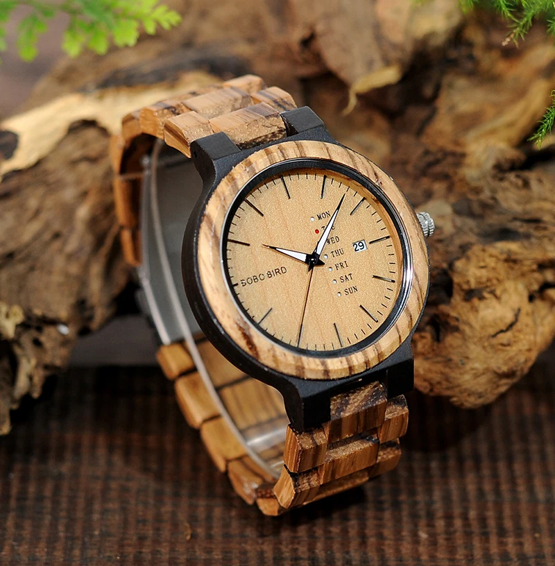 wood band wristwatches fashion bobo bird new gifts items (13)