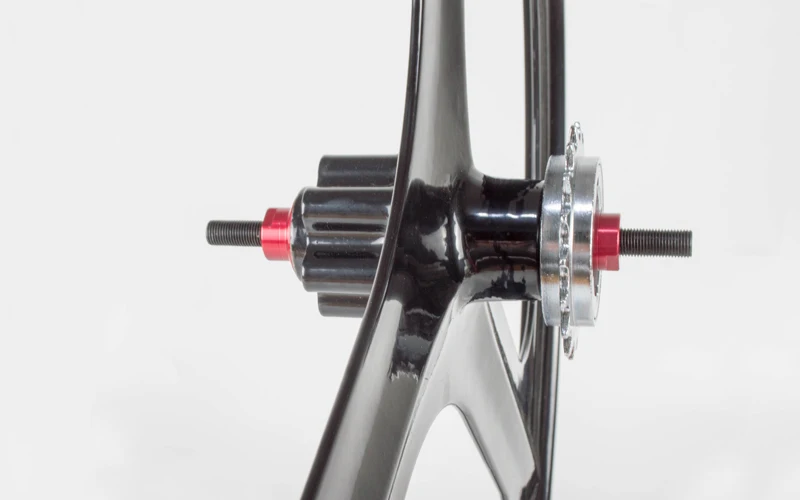 Discount 700C Road Bike Wheelset Fixed Gear Bike Wheels one Piece 3 Spoke Bicycle Wheels 9