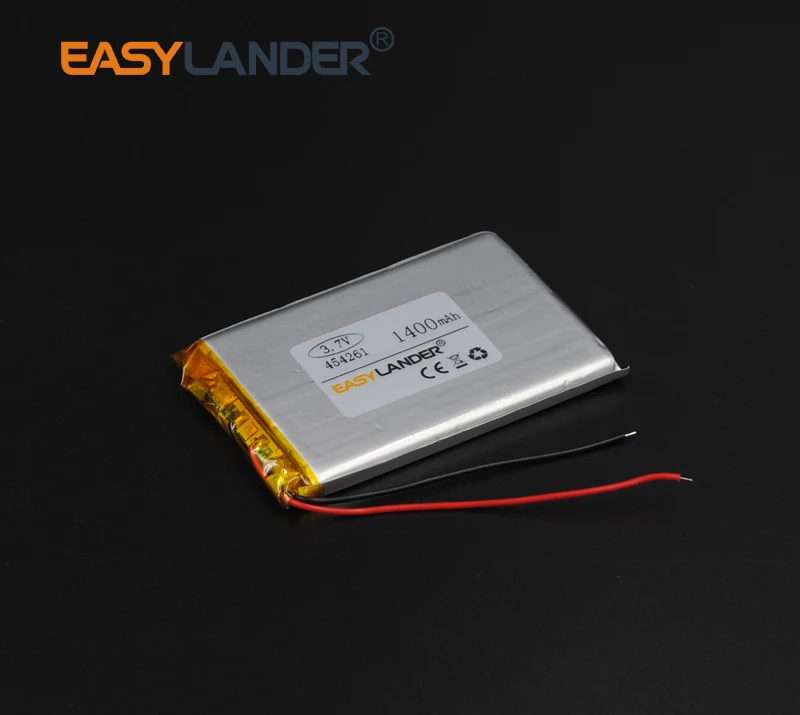 454261 полимерный литий ионный 3 7 V 1400mAh Аккумулятор для Mp3 Mp4 PAD TECLAST c430 GPS навигатор