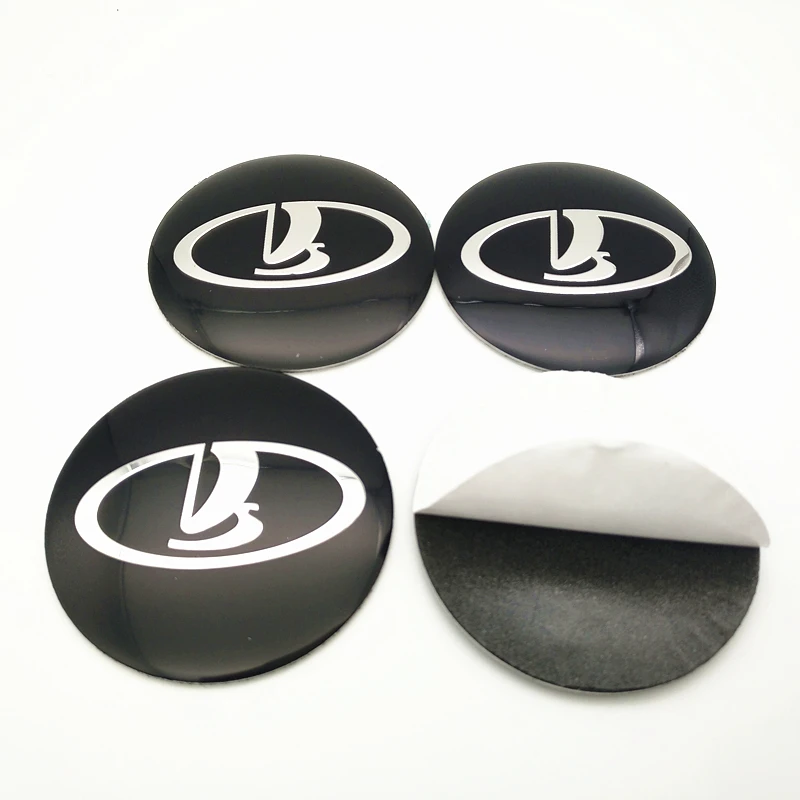 

Car Styling 4Pcs Wheel Center Hub Cap Stickers 56.5mm emblems for Lada Niva Kalina Priora Granta Largus Vaz Samara Auto