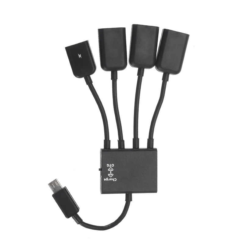 Универсальное гнездо для зарядки 3 USB к Micro USB OTG адаптер 4 в 1 Зарядка для samsung для sony Android Samrtphones планшетов