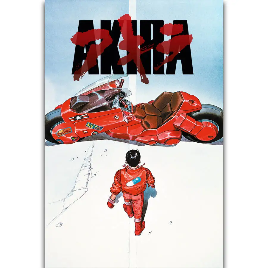 

S2790 Akira Red Fighting Japan Anime Wall Art Painting Print On Silk Canvas Poster Home Decoration