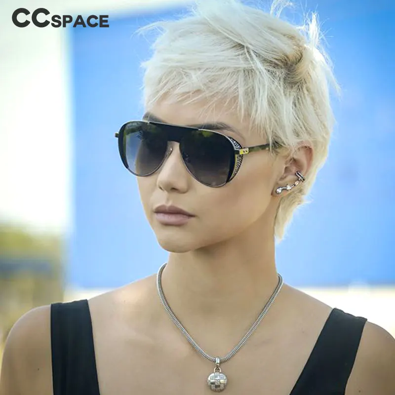 Pilot Diamond роскошные солнцезащитные очки для мужчин и женщин Модные Оттенки UV400 Винтажные Очки 45779