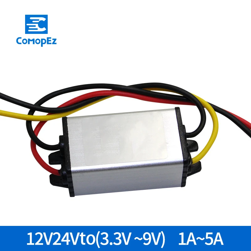 12 V/24 V до 3,3 V 3,7 V 4,2 V 5V 6V 7,5 V 9 Вт конвертер постоянного/переменного тока, Вход автомобиль Лодка понижающий преобразователь автомобиля Питание DC понижающий модуль