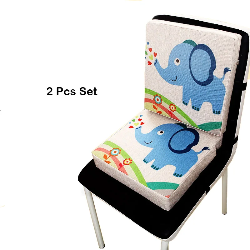 Chrilren Kids увеличенная подушка для сиденья Подушка детский, обеденный высокий Подушка на стул сидение регулируемая съемная Детская