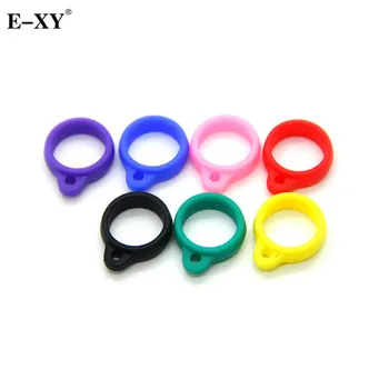 

Silicone Lanyard Ring Necklace Ring For Pod Juu Disposable Electronic Cigarette EGO Atomizer Silicone Necklace Ring 200pcs