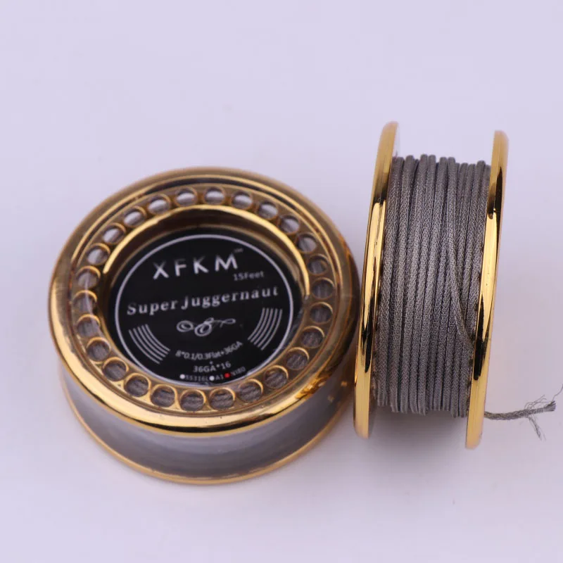 XFKM 5M NI80 Super Alien juggernaut Clapton провод для электронной сигареты RDA RTA RBA Атомайзер|atomizer
