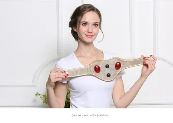 

USB Electric heating neck band heated moxibustion support nursing care warm fomentation far infrared physiotherapy instrument