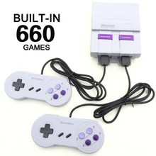 660 Геймпад Классический игры мини ретро портативная игровая консольная видеоигра консоль семейный ТВ 8 бит игра с двойными геймпадами детский подарок
