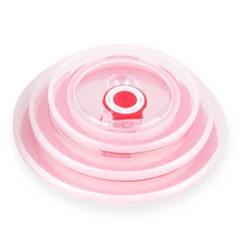 3 комплекта миска для свежей еды, крышка для микроволновой печи, специальная Вакуумная герметичная крышка, кухонная утварь, кастрюля для приготовления пищи, силиконовая растягивающаяся Крышка для чаши