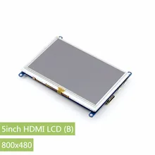Raspberry Pi 3 Display,5inch 800*480 Resistive Touch Screen,5” HDMI LCD/monitor (B) ,Support Windows 10/8.1/8/7,various systems