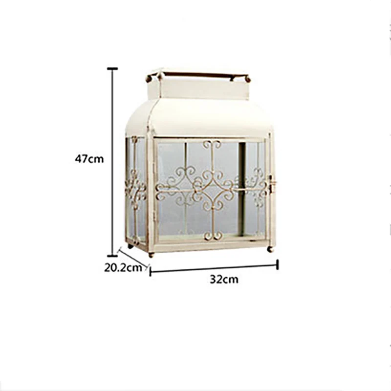 

European Style Wrought Iron Lamp Candle Holder Wedding Road Metal Ornaments Courtyard Home Accessories Metal Candle Holder Stand