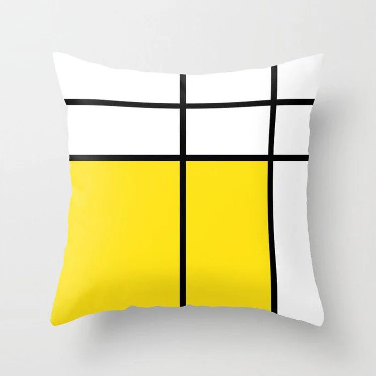 Простая модная квадратная наволочка с рисунком ананаса, желтая наволочка, мягкая полиэфирная диванная подушка, украшение для дома, постельные принадлежности, наволочка - Цвет: 8