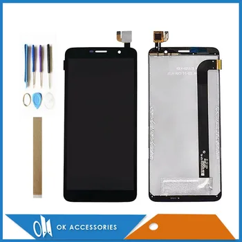 

Original Quality 5.5" For Homtom S7 LCD Display With Touch Sensor Glass Digitizer Assembly Black Color With Tools Tape
