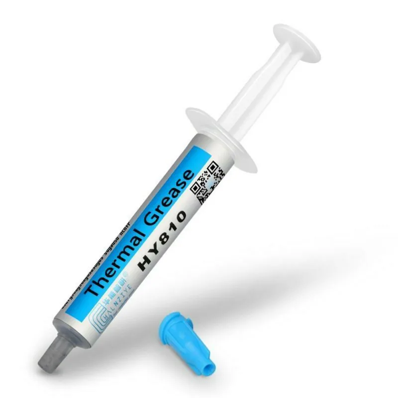 

Universal Thermal Grease Silver CPU Chip Heatsink Paste Syringe Thermal Greasewith A Plastic Tool For 2G HY810-OP2G