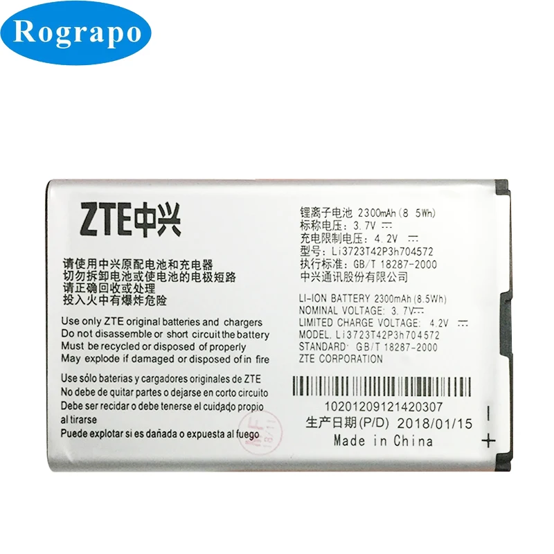 New 2300mah Li3723t42p3h704572 Replacement Battery For Zte Mf90 Mf90 Mf90m Mf91 4g Wifi Router Modem Mobile Phone Accumulator Battery For Battery For Ztebattery For Mobile Aliexpress